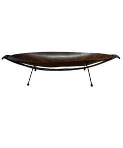 HausOfRex Living Mid Century Metal And Rosewood Catch-all