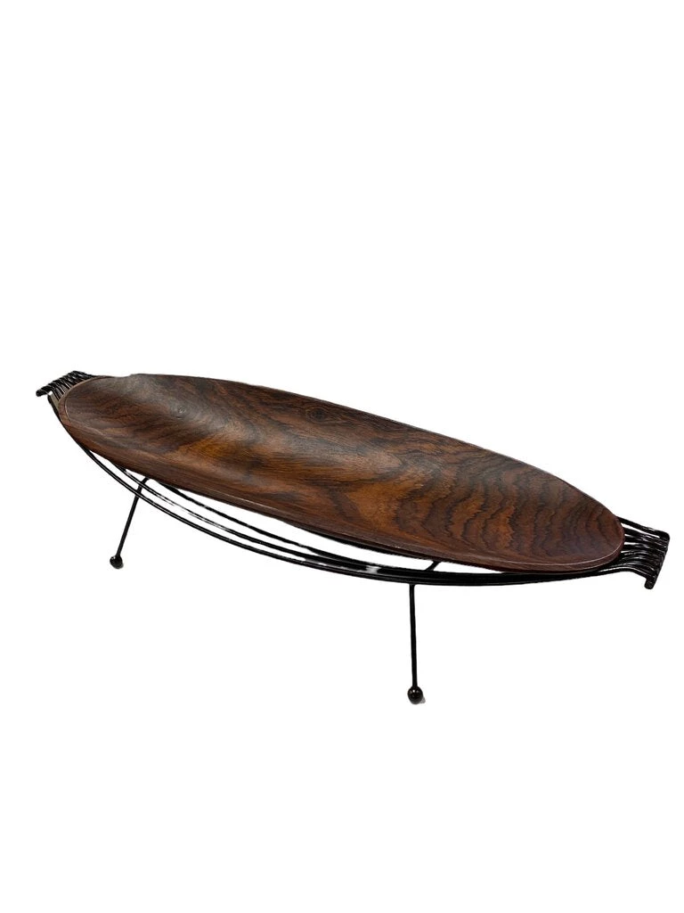 HausOfRex Living Mid Century Metal And Rosewood Catch-all 2 HausOfRex Living Mid Century Metal And Rosewood Catch-all