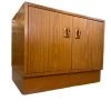 HausOfRex Sleeping Danish Mid Century Modern Teak End Table/Nightstand