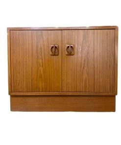 HausOfRex Sleeping Danish Mid Century Modern Teak End Table/Nightstand