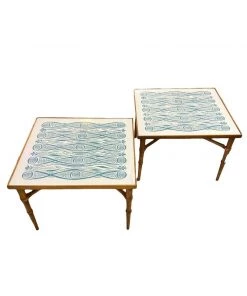 HausOfRex Drexel X Base John Van Koert Casa Del Sol Tables (pair) Living