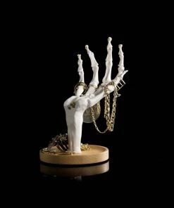 HausOfRex Looking Playing Loving Skeleton Jewellery Tidy
