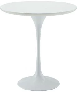 HausOfRex Tulip 20" Side Table White Living