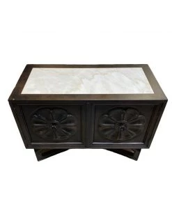 HausOfRex Mid Century Marble Top Console