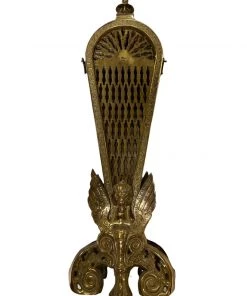 HausOfRex Vintage Art Deco Brass Peacock Fireplace Fan Looking Playing Loving 5 HausOfRex Vintage Art Deco Brass Peacock Fireplace Fan Looking Playing Loving