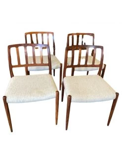 HausOfRex Mid Century Danish Moeller Rosewood Dining Set W/4 Chairs