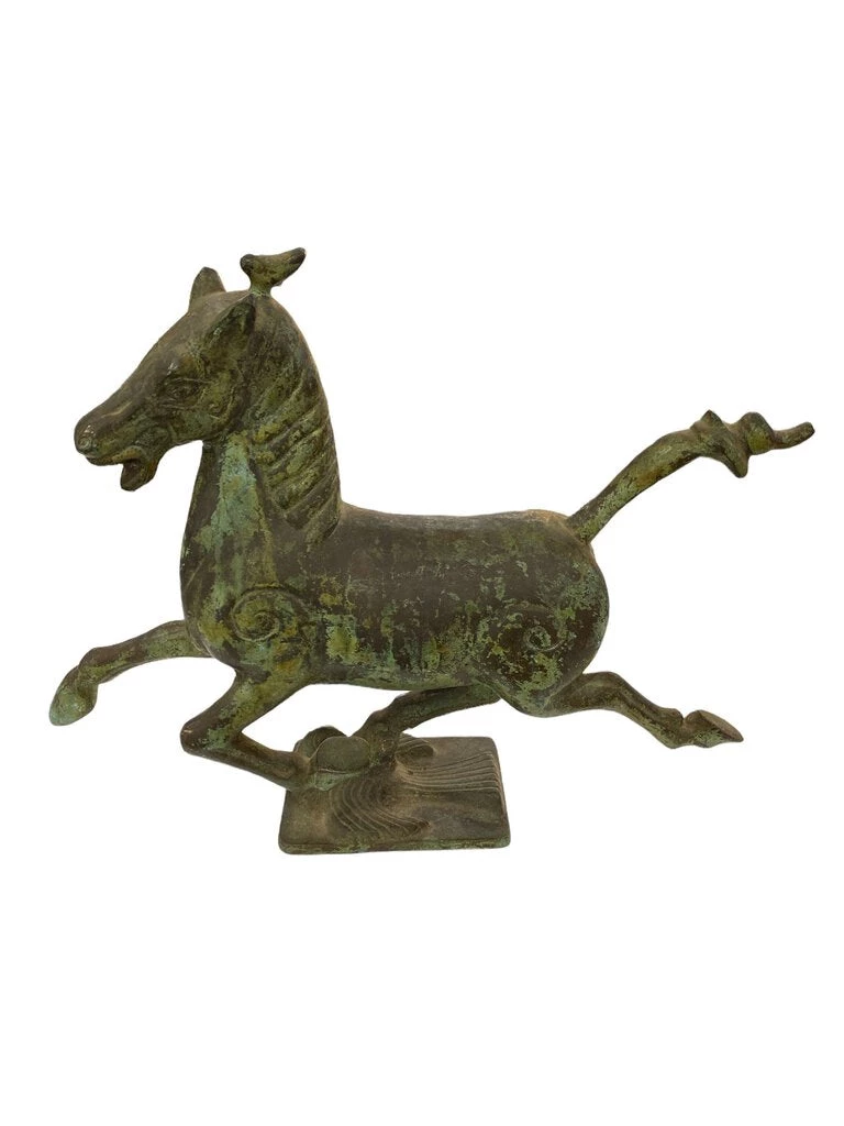 HausOfRex Vintage Patina Bronze Flying Horse 1 HausOfRex Vintage Patina Bronze Flying Horse
