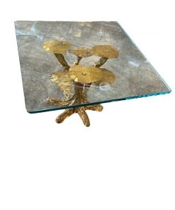 HausOfRex Brass Tree Sculptural Side Table