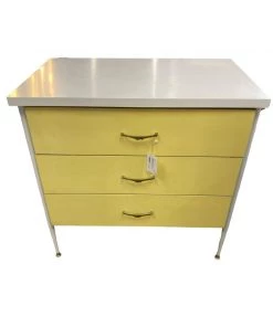 HausOfRex Living MCM Steel Frame Cabinet