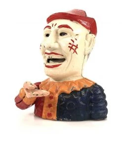 HausOfRex Humpty Dumpty Cast Iron Clown Bank