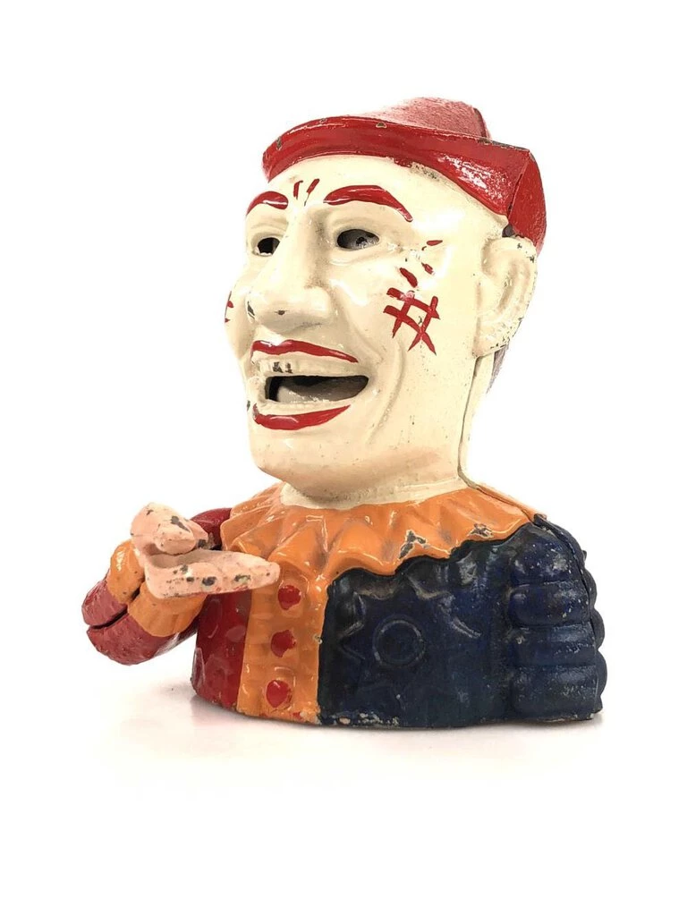 HausOfRex Humpty Dumpty Cast Iron Clown Bank 1 HausOfRex Humpty Dumpty Cast Iron Clown Bank