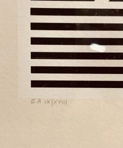 Looking Playing Loving Yaacov Agam V From Double Metamorphosis Series, 1979 Wall Art W/Acylic Frame