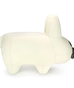 Kidrobot LEATHER HAPPY LABBIT STOOL BY FRANK KOZIK - VIRGIN WHITE EDITION