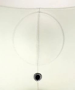 Kidrobot LEATHER HAPPY LABBIT STOOL BY FRANK KOZIK - VIRGIN WHITE EDITION