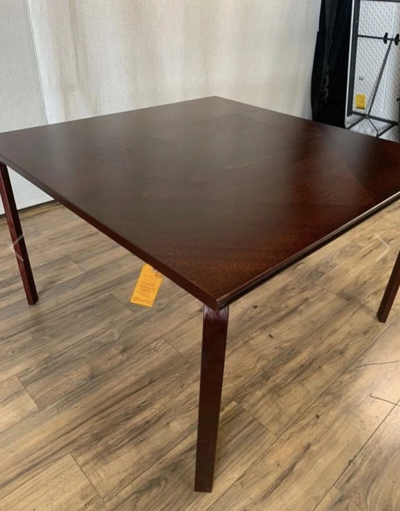 HausOfRex Mahogany Cherry Square Dining Table 2 HausOfRex Mahogany Cherry Square Dining Table