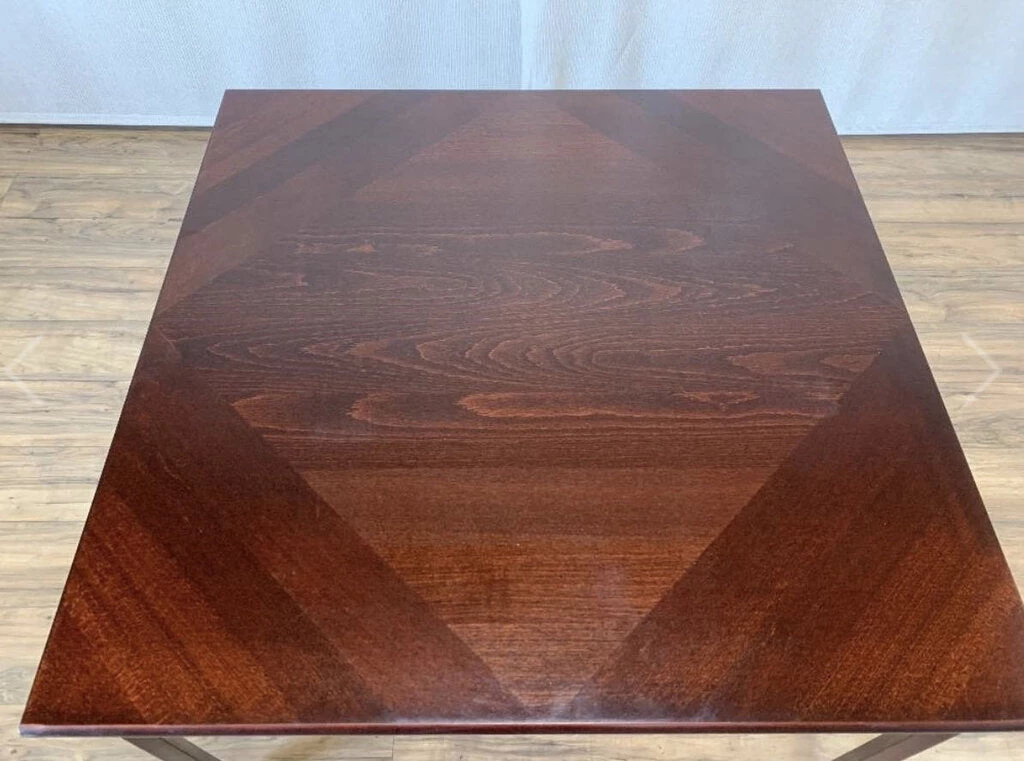 HausOfRex Mahogany Cherry Square Dining Table 3 HausOfRex Mahogany Cherry Square Dining Table