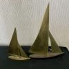 HausOfRex Vintage Brass Sail Boat Set Looking Playing Loving