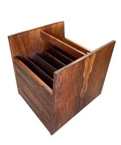 HausOfRex Mid Century Denich Rosewood Magazine/Album Rack