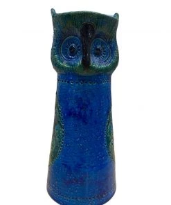 Bitossi Italy Bitossi Aldo Londi Mid Century Modern Ceramic Italy OWL Looking Playing Loving