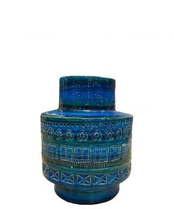 HausOfRex Looking Playing Loving Bitossi Aldo Londi Mid Century Modern Ceramic Italy Vase