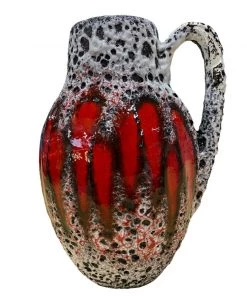 HausOfRex Vintage 1960s West Germany Heinz Siery Vase For Scheurich Ceramics Looking Playing Loving