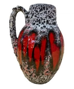 HausOfRex Vintage 1960s West Germany Heinz Siery Vase For Scheurich Ceramics Looking Playing Loving