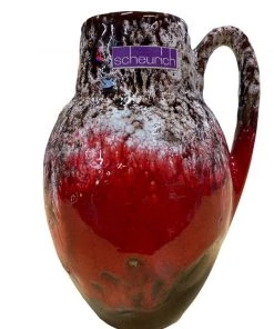 HausOfRex Looking Playing Loving Vintage 1960s West Germany Heinz Siery Vase For Scheurich Ceramics