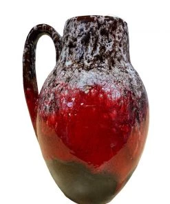 HausOfRex Looking Playing Loving Vintage 1960s West Germany Heinz Siery Vase For Scheurich Ceramics