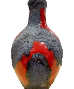 HausOfRex VINTAGE 1970S WEST GERMANY MAREI FAT LAVA VASE Looking Playing Loving