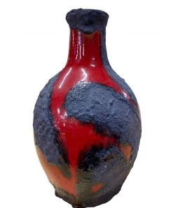HausOfRex VINTAGE 1970S WEST GERMANY MAREI FAT LAVA VASE Looking Playing Loving