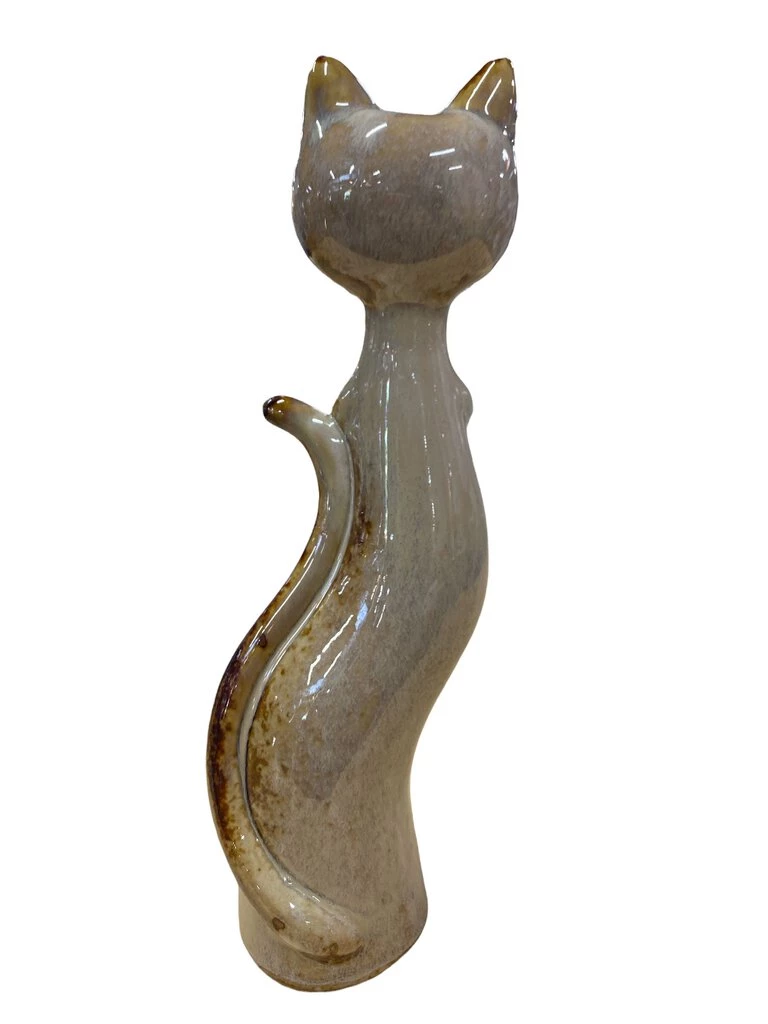 HausOfRex Looking Playing Loving Vintage German Fine Art Ceramic Cat Sculpture 2 HausOfRex Looking Playing Loving Vintage German Fine Art Ceramic Cat Sculpture