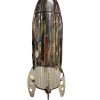 HausOfRex Dining Polished Steel Rocket Cocktail Shaker