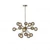 HausOfRex Starling LED 15 Light Chandelier Antique Brass Lighting