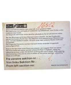 Mid Century Scan-Flex Danish Rosewood Bookshelf 5 Drawers Living