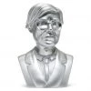 HausOfRex ANDY WARHOL LIMITED EDITION 12" BUST SILVER VINYL ART SCULPTURE Living