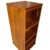 HausOfRex Mid Century Modern Danish Teak Revolving Small Bookshelf
