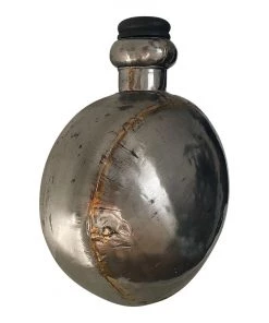 HausOfRex Vintage Damigiana Brass And Metal Bottle Looking Playing Loving