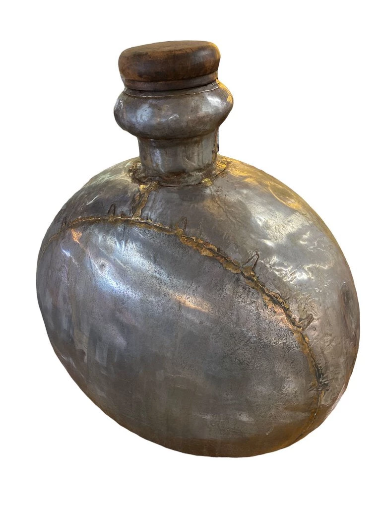 HausOfRex Vintage Damigiana Brass And Metal Bottle Looking Playing Loving 3 HausOfRex Vintage Damigiana Brass And Metal Bottle Looking Playing Loving