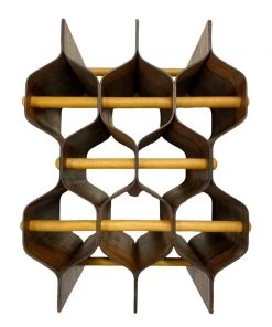 HausOfRex Torsten Johansson Wine Rack In Rosewood By AB Formtra Of Sweden Living