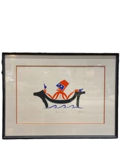 HausOfRex Art Thompson 1978 Northwest Coast Native Vancouver, Canada "Welcome Canoe" 21/100