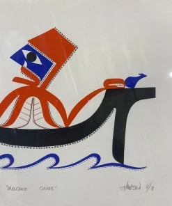 HausOfRex Art Thompson 1978 Northwest Coast Native Vancouver, Canada "Welcome Canoe" 21/100