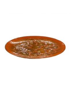 HausOfRex Mid Century Orange Enamel On Copper Catch-all Living