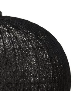HausOfRex Lighting Woven Wire Ball Pendent Light Matt Black