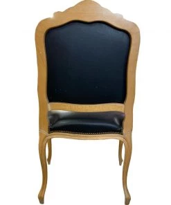 HausOfRex Dining Kind Tufted Leather Back Chair