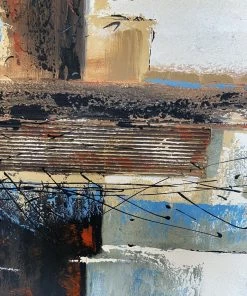 HausOfRex Abstract Oil Painting Unframed Looking Playing Loving