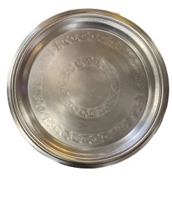 HausOfRex Living Floral Stamped Round Tray Table