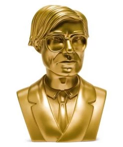 HausOfRex Looking Playing Loving ANDY WARHOL LIMITED EDITION 12" BUST GOLD VINYL ART SCULPTURE