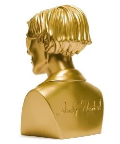 HausOfRex Looking Playing Loving ANDY WARHOL LIMITED EDITION 12" BUST GOLD VINYL ART SCULPTURE