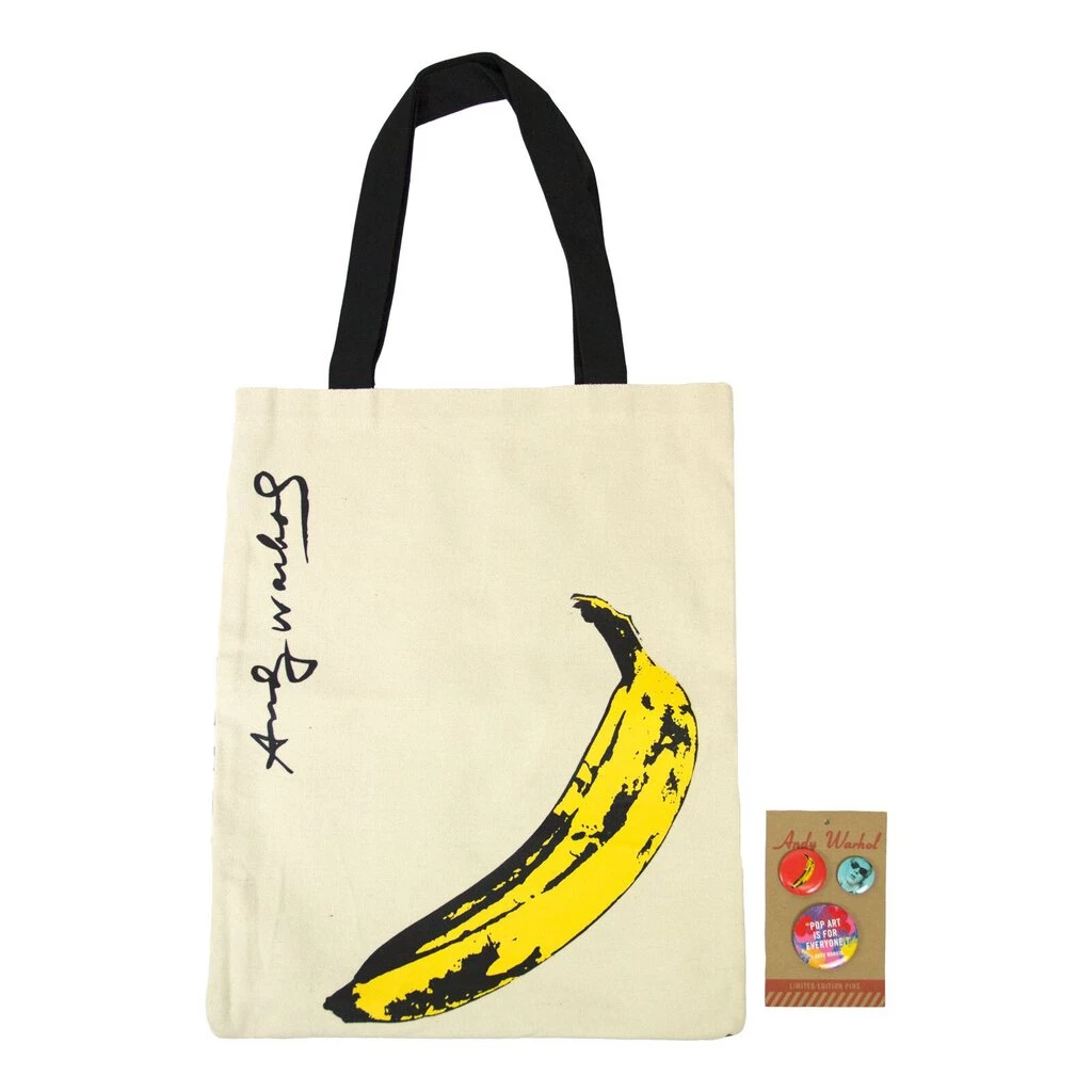 HausOfRex Andy Warhol Banana Tote Bag 1 HausOfRex Andy Warhol Banana Tote Bag