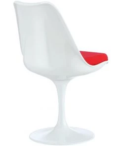 HausOfRex Tulip Side Chair Red Fabric